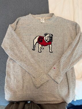 Original League Collegiate Outfitters Heather Gray Sweater - Large